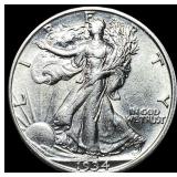 1934-S Silver Walking Liberty Half Dollar UNCIRCUL