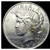 1934-S Silver Peace Dollar CLOSELY UNCIRCULATED