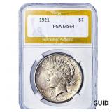 1921 Silver Peace Dollar PGA MS64