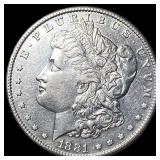1881-S Silver Morgan Dollar CLOSELY UNCIRCULATED