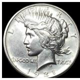 1921 Silver Peace Dollar UNCIRCULATED