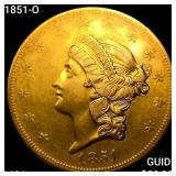 1851-O $20 Gold Double Eagle UNCIRCULATED