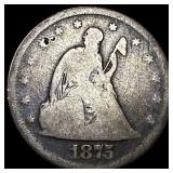 1875 Seated Liberty Twenty Cents NICELY CIRCULATED