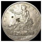 1877-S Silver Trade Dollar CLOSELY UNCIRCULATED