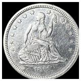 1861 Seated Liberty Quarter UNCIRCULATED
