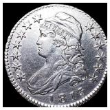 1813 Capped Bust Half Dollar NEARLY UNCIRCULATED