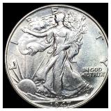 1947-S Silver Walking Liberty Half Dollar CHOICE B