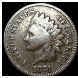1874 Indian Head Cent NEARLY UNCIRCULATED