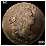 1802 Draped Bust Large Cent CLOSELY UNCIRCULATED