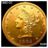 1882-CC $10 Gold Eagle UNCIRCULATED
