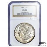 1882-S Morgan Silver Dollar NGC MS66