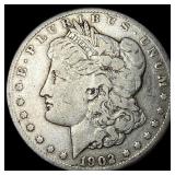 1902-S Silver Morgan Dollar LIGHTLY CIRCULATED