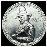 1920 Silver Half Dollar Pilgrim Tercentenary UNCIR