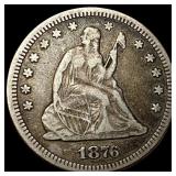 1876 Seated Liberty Quarter LIGHTLY CIRCULATED