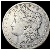 1893-CC Silver Morgan Dollar NEARLY UNCIRCULATED