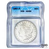 1897-O Morgan Silver Dollar ICG AU53