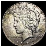 1928-S Silver Peace Dollar CLOSELY UNCIRCULATED
