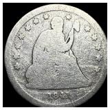 1841 Seated Liberty Quarter NICELY CIRCULATED