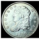 1830 Capped Bust Silver Half Dime  UNCIRCULATED