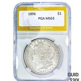 1896 Morgan Silver Dollar PGA MS63
