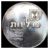 1974 Israel Silver 10 Lirot Proof UNCIRCULATED