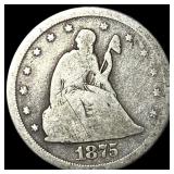 1875-S Silver Twenty Cents LIGHTLY CIRCULATED