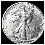 1935-S Silver Walking Liberty Half Dollar UNCIRCUL
