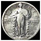 1929-S Standing Liberty Quarter LIGHTLY CIRCULATED