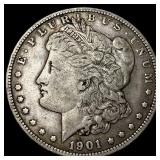 1901 Morgan Silver Dollar NEARLY UNCIRCULATED
