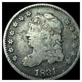 1831 Capped Bust Silver Half Dime LIGHTLY  CIRCUL
