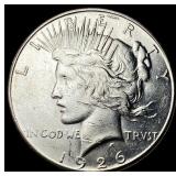 1926-S Silver Peace Dollar CHOICE BU