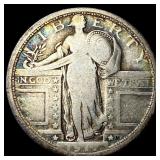 1917 Type 1 Standing Liberty Quarter LIGHTLY CIRCU