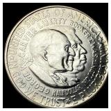 1954-S Silver Booker T. Washington/Carver Half Dol