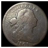 1801 Draped Bust Large Cent NICELY CIRCULATED