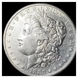 1883-S Silver Morgan Dollar CHOICE AU