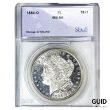 1884-O Morgan Silver Dollar SEGS MS64