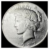 1927 Peace Silver Dollar NEARLY UNCIRCULATED