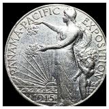 1915-S Silver Panama-Pacific Half Dollar UNCIRCULA