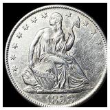 1858-O Silver Half Dollar UNCIRCULATED