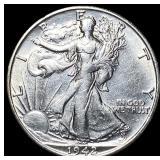 1942-S Silver Half Dollar CHOICE BU