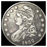 1832 Capped Bust Half Dollar LIGHTLY CIRCULATED