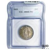 1925 Standing Liberty Quarter ICG MS66 FH