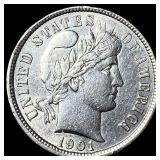 1901 Barber Dime UNCIRCULATED