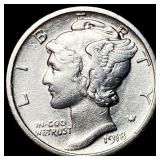 1918 Mercury Dime CLOSELY UNCIRCULATED