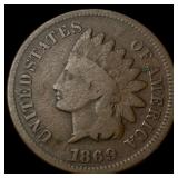 1869 Indian Head Cent LIGHTLY CIRCULATED