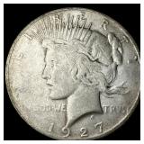 1927 Peace Silver Dollar LIGHTLY CIRCULATED