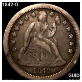 1842-O Seated Liberty Dime NEARLY UNCIRCULATED