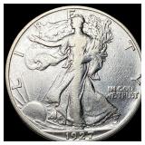 1927-S Silver Walking Liberty Half Dollar CLOSELY