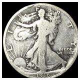 1916-D Silver Walking Liberty Half Dollar NICELY C