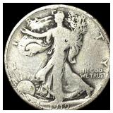 1919-D Silver Walking Liberty Half Dollar LIGHTLY